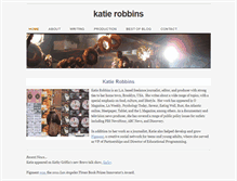 Tablet Screenshot of katiesallierobbins.com